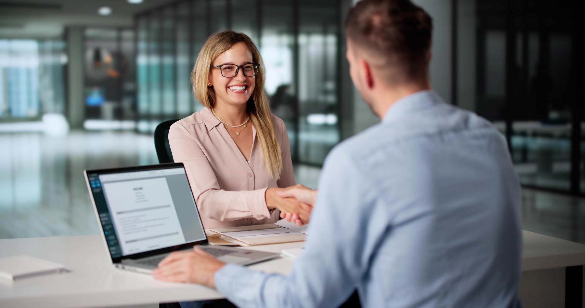 HR Consultant Shaking Hands